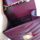 Chanel A81226-4 Chevron Medal Mini Clutch with Chain