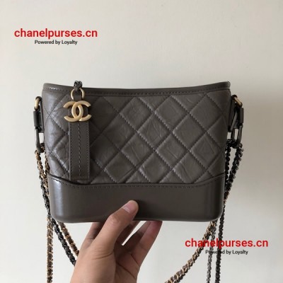 Chanel A91810-12 Gabrielle Aged Calfskin Small Hobo Bag