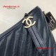 Chanel A93824-3 Gabrielle Aged Calfskin Smooth Calfskin Hobo Bag