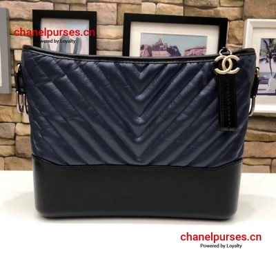 Chanel A93824-7 Gabrielle Aged Calfskin Smooth Calfskin Hobo Bag