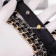 Chanel A91810-14 Gabrielle Small Hobo Bag in Black Calfskin