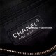 Chanel A91810-14 Gabrielle Small Hobo Bag in Black Calfskin
