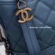 Chanel A91810-17 Gabrielle Small Hobo Bag in Goatskin