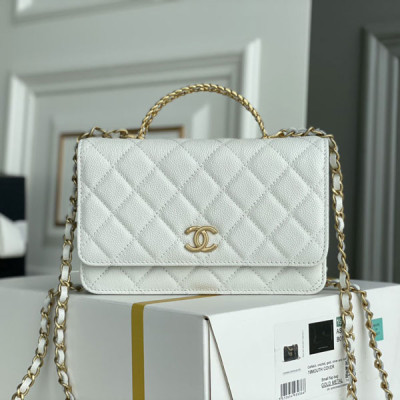 AP2804 Chanel Wallet On Chain With Signature Handle (Authentic Quality)