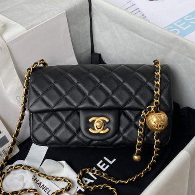 AS1787 Flap Bag With Charm