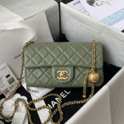AS1787 Flap Bag With Charm