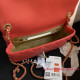 AS1787 Flap Bag With Charm