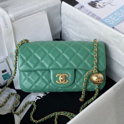 AS1787 Flap Bag With Charm