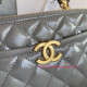 AS2179 Vanity Case With Woven Chain Handle