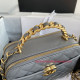 AS2179 Vanity Case With Woven Chain Handle