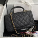 AS2431 Chanel Mini Flap Bag with Top Handle