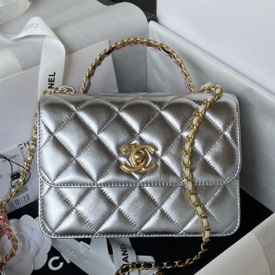 AS3886 Chanel Mini Flap Bag with Top Handle