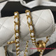 AP3071 White Lambskin Gold Tone Metal