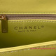 AS3499 Yellow Shearling Lambskin Gold Tone Metal