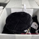 AS2257 Small Shearling Lambskin Bucket Bag