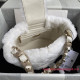AS2257 Small Shearling Lambskin Bucket Bag