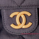 AS3693 Black Wool Jersey with Gold Tone Metal