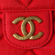 AS3693 Red Wool Jersey with Gold Tone Metal