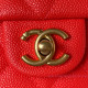 AS3828 Coral Orange Grained Calfskin with Gold Tone Metal