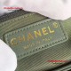 Chanel A57028-2 Coco Vintage Flap Bag Olive Lambskin