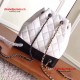 Chanel A94485-16 Gabrielle Small Backpack in White/Black Calfskin