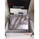 Chanel A93824-38 Gabrielle Hobo Bag in Metallic Crumpled Calfskin