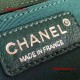 Chanel 92058 Le Boy 25cm Medium Bag Cobalt Chevron Caviar RHD
