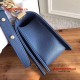 Chanel 92058 Le Boy 25cm Medium Bag Navy Chevron Caviar RHD