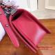 Chanel 92058 Le Boy 25cm Medium Bag Red Chevron Caviar RHD