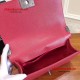 Chanel 92058 Le Boy 25cm Medium Bag Red Chevron Caviar RHD