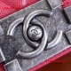 Chanel 92059 Le Boy 20cm Small Chevron Bag Red Caviar RHD