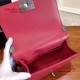 Chanel 92059 Le Boy 20cm Small Chevron Bag Red Caviar RHD