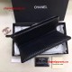 Chanel 9809 Boy Chevron Clutch Black Lambskin with RHD