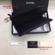 Chanel 9809 Quilted Clutch Black Carviar SHD