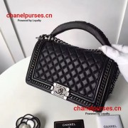Chanel A94804-5 Boy Chain Around Handle Bag