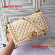 Chanel A67086-41 Beige Lambskin Ghd