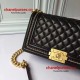 Chanel A67086-42 Black Lambskin Ghd