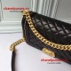 Chanel A67086-42 Black Lambskin Ghd