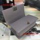 Chanel Medium Boy Flap Bag in Gray Lambskin Aged BHW A67086