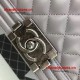 Chanel Medium Boy Flap Bag in Gray Lambskin Aged RHW A67086