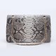 Chanel 2.55 Reissue Flap Bag 227 in Gray Python with aged bronze hardware A37590