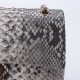 Chanel 2.55 Reissue Flap Bag 227 in Gray Python with aged bronze hardware A37590