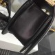 Chanel Small Boy Flap Bag in Black Python Aged BHW A67063