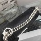 Chanel Small Boy Flap Bag in Black Python PVD SHW A67063