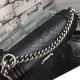 Chanel A67086-python-2 Medium Boy Flap Bag in Black Python Aged RHW 