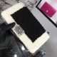 Chanel Shearling Boy Flap Black Aged RHW A67086