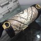 Chanel A67086-python-3 Medium Boy Flap Bag in Black/Gray Python Aged BHW 