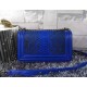 Chanel A67086-python-6 Medium Boy Flap Bag in Blue/Black Python Aged RHW 