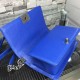 Chanel Medium Boy Flap Bag in Blue Electric Calfskin Aged RHW A67086