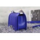 Chanel A67086-python-7 Medium Boy Flap Bag in Blue Electric Python SHW 